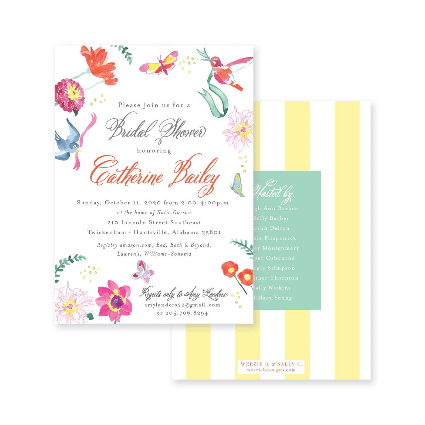 Butterfly Garden Bridal Shower