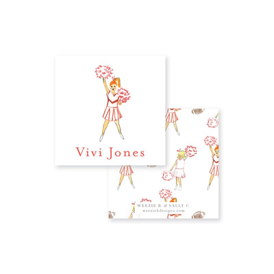 Cheer Watercolor Calling Card