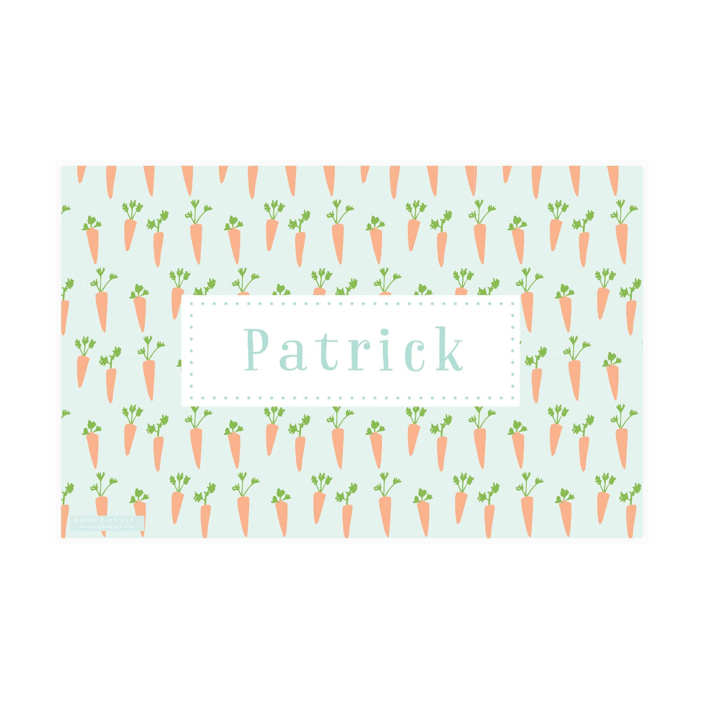 Carrots Pattern Placemat