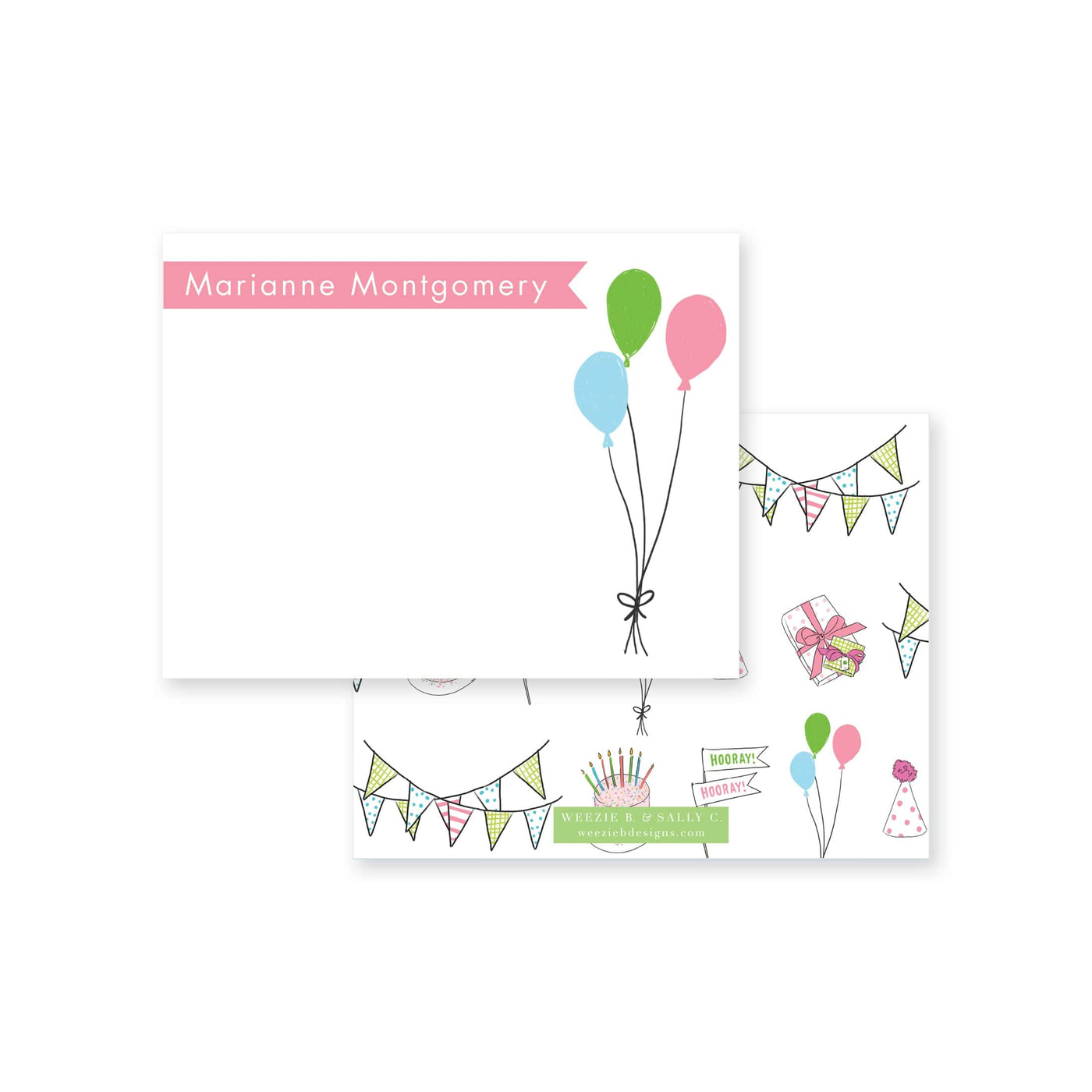 Celebrate Goods Times Flat Note Card