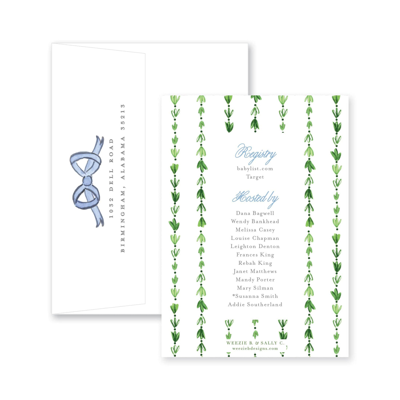 Chic Wreath Baby Shower