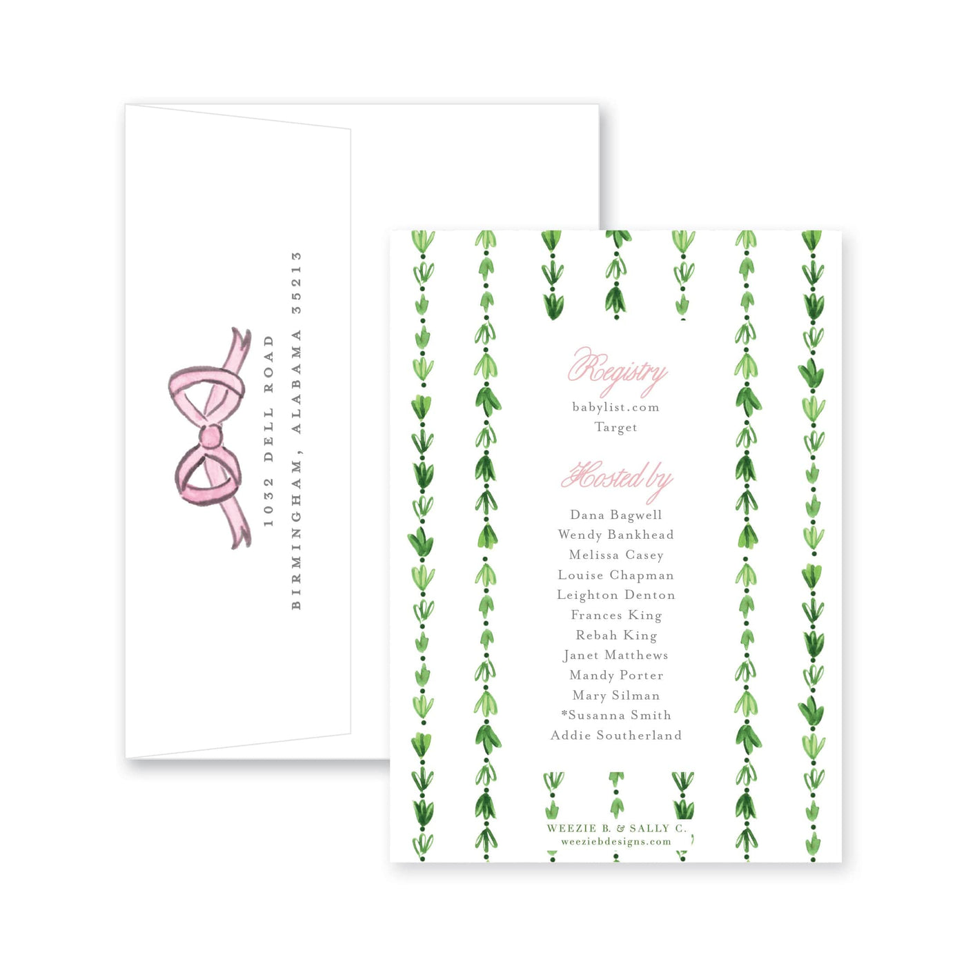 Chic Wreath Baby Shower