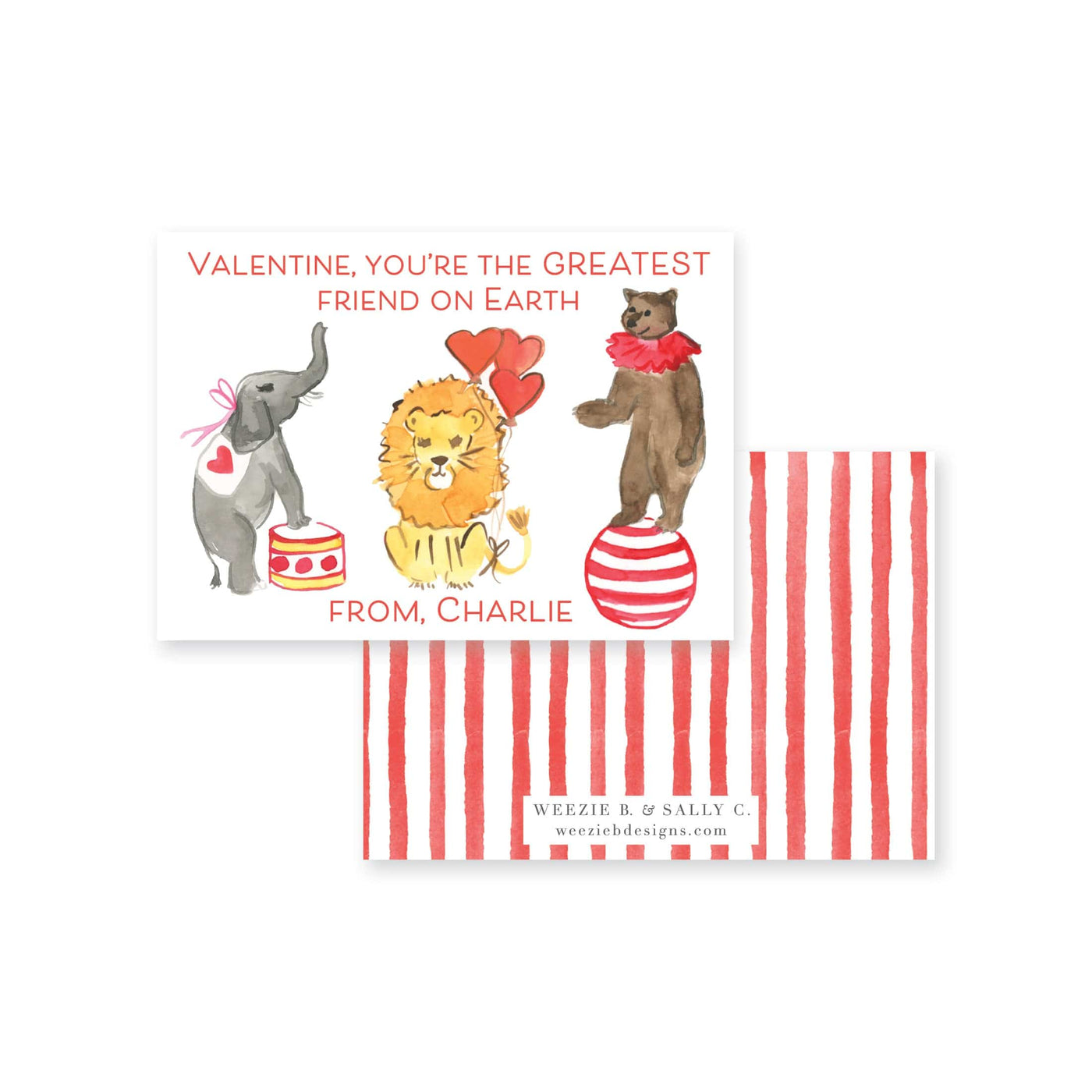 Greatest Friend Circus Valentine