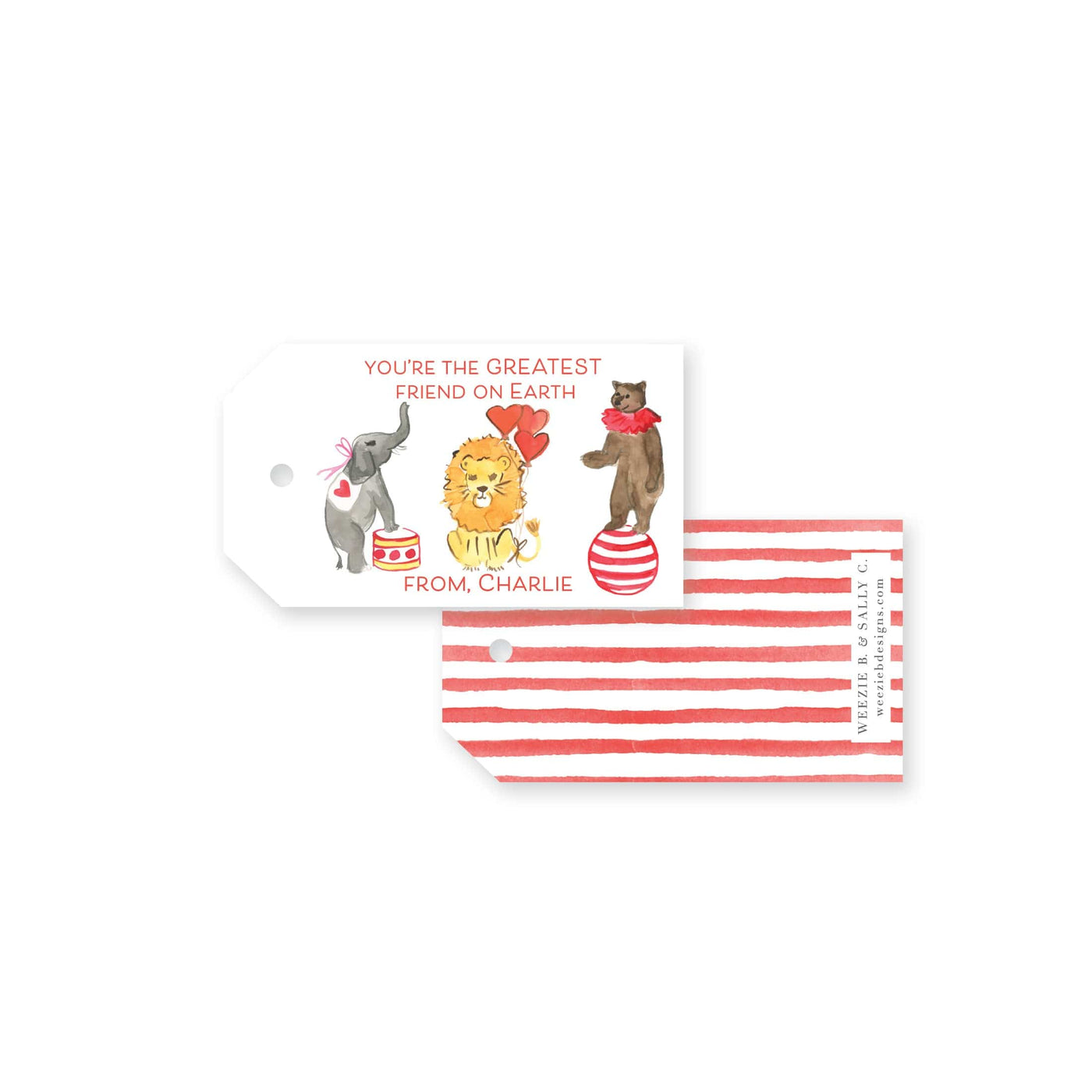 Greatest Friend Circus Valentine