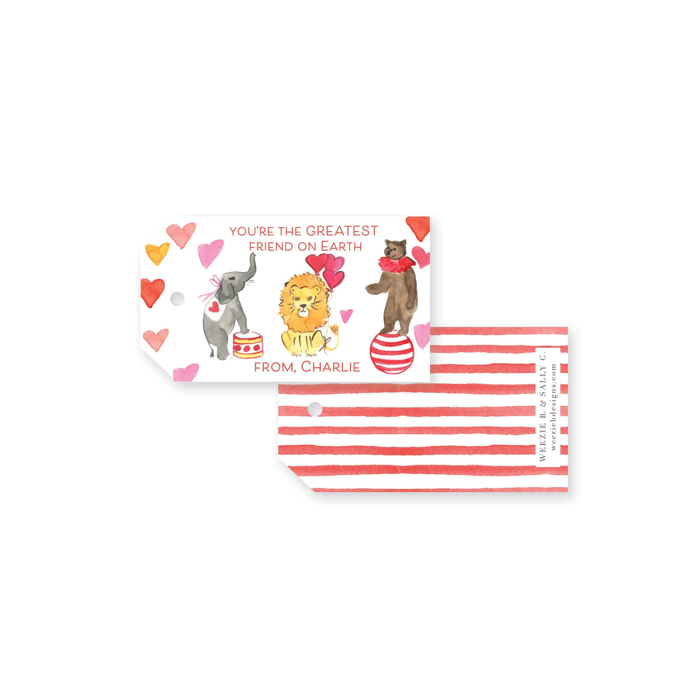 Greatest Friend Circus Valentine
