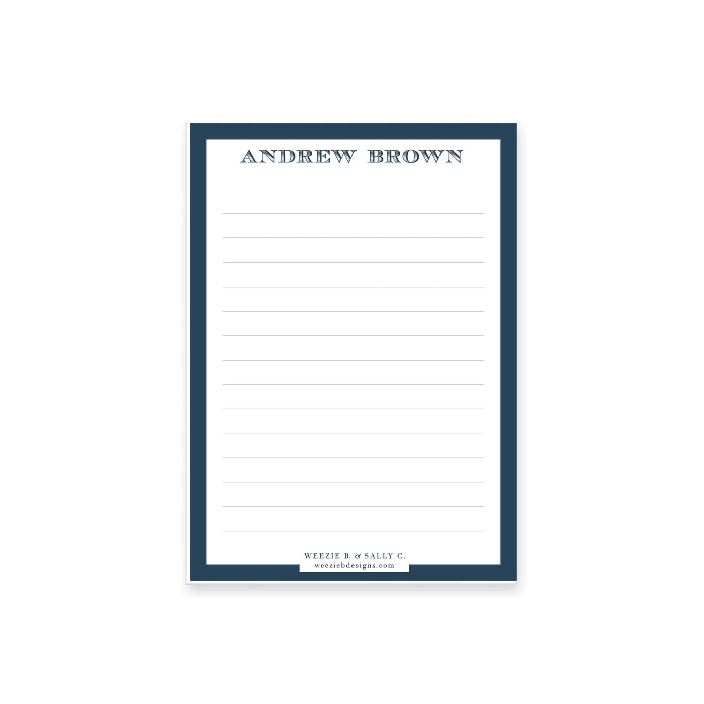 Color Border Notepad
