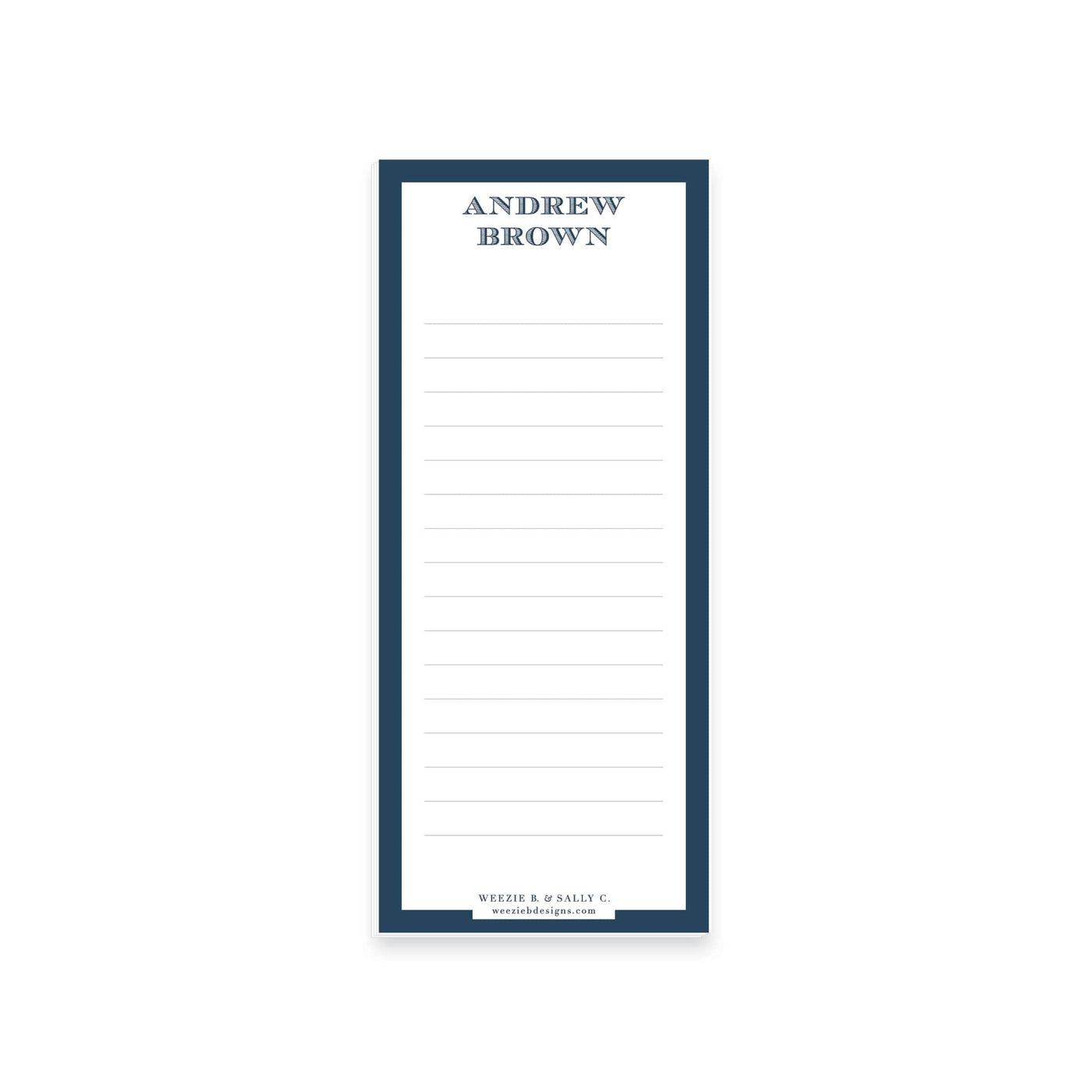 Color Border Notepad