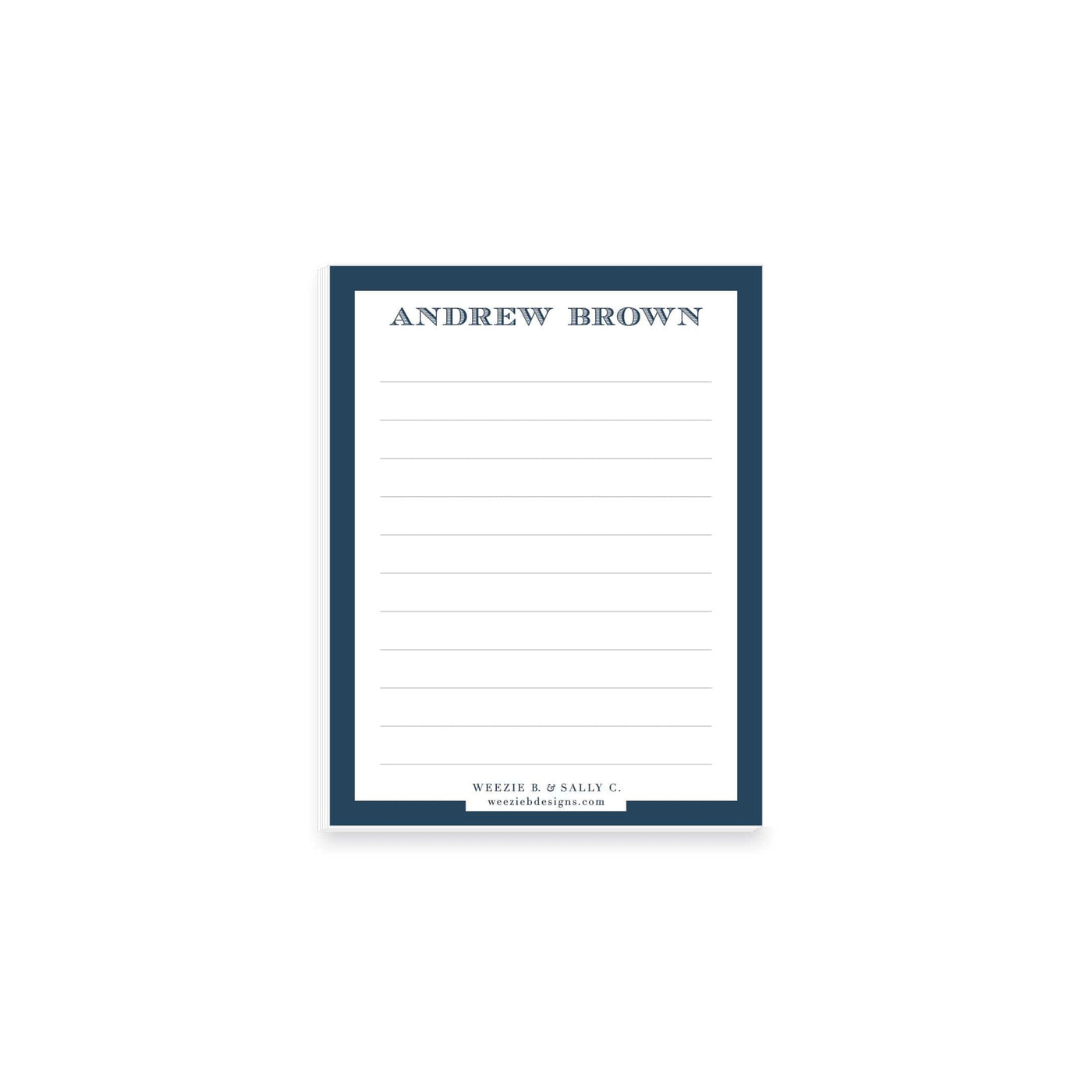 Color Border Notepad