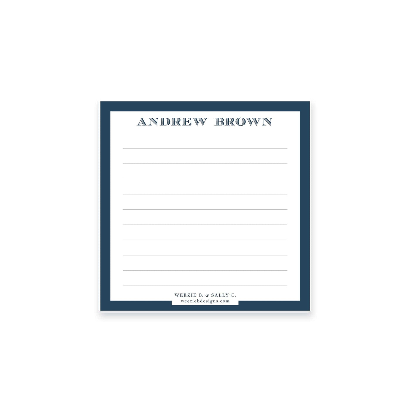 Color Border Notepad