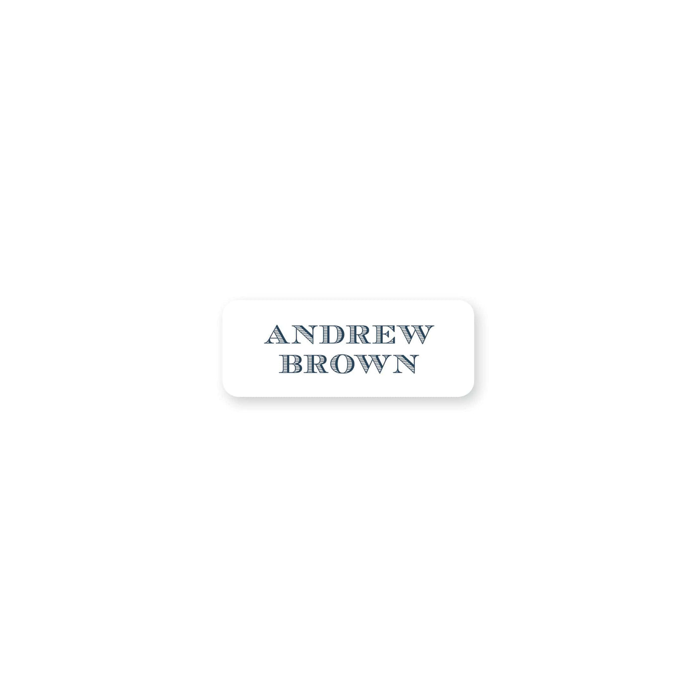 Color Border Permanent Stickers