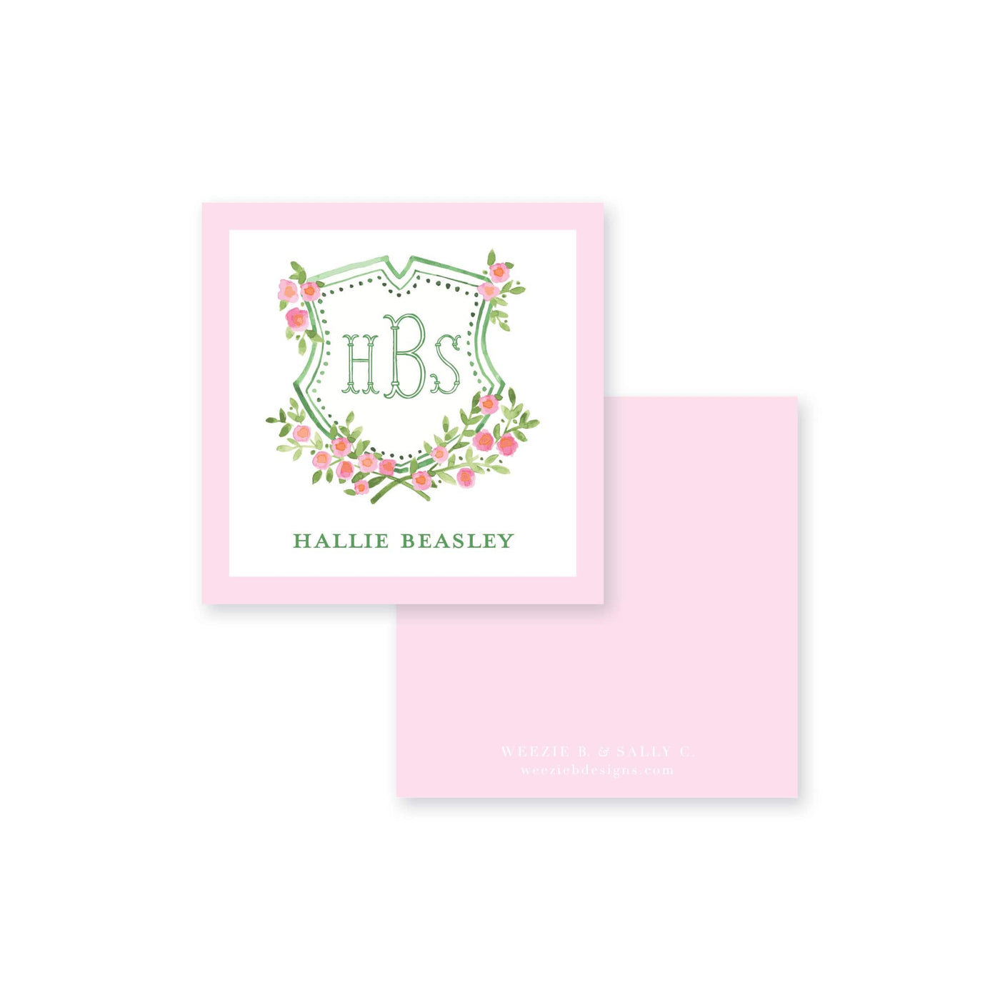 Crest 4 Watercolor Calling Card