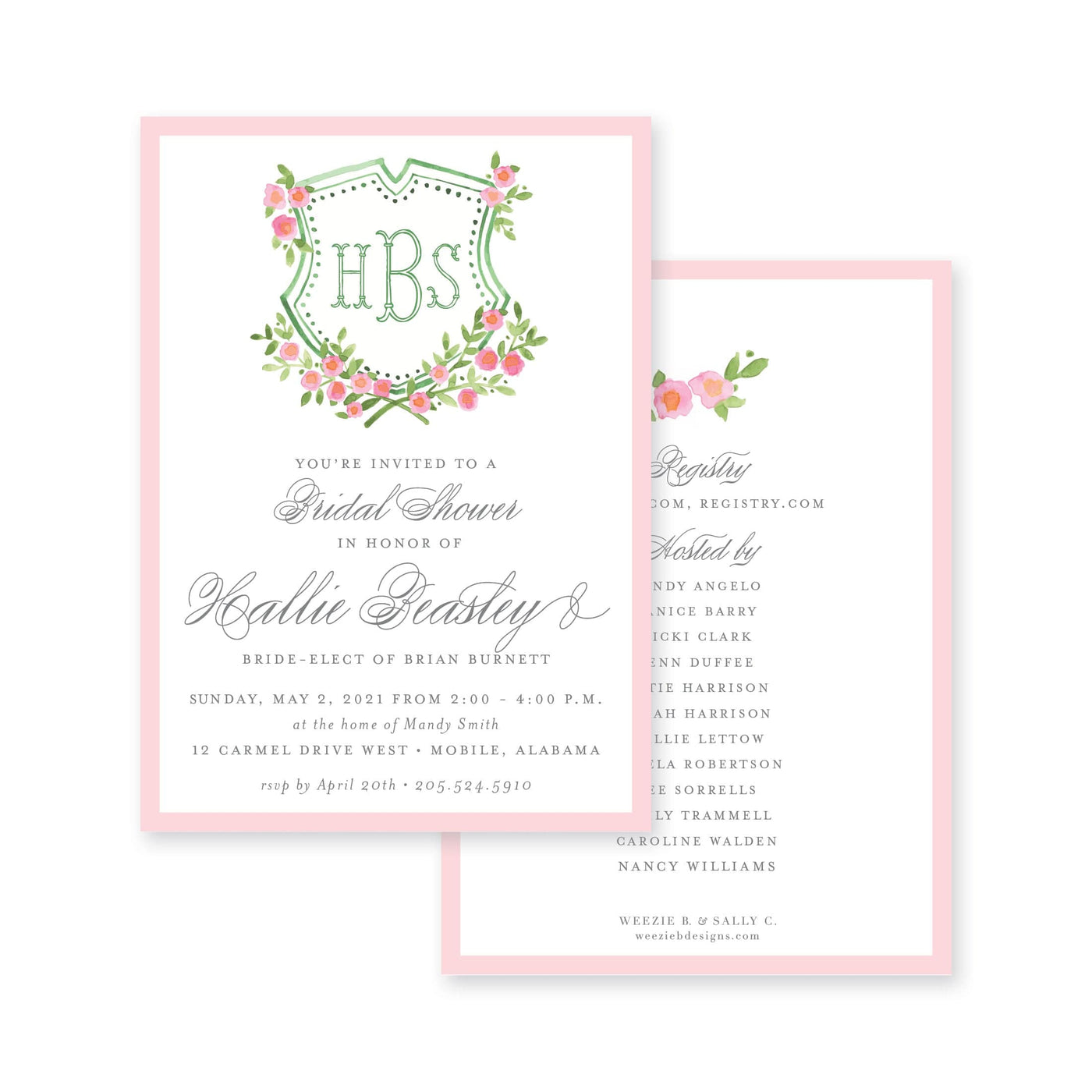 Crest 4 Watercolor Bridal Shower