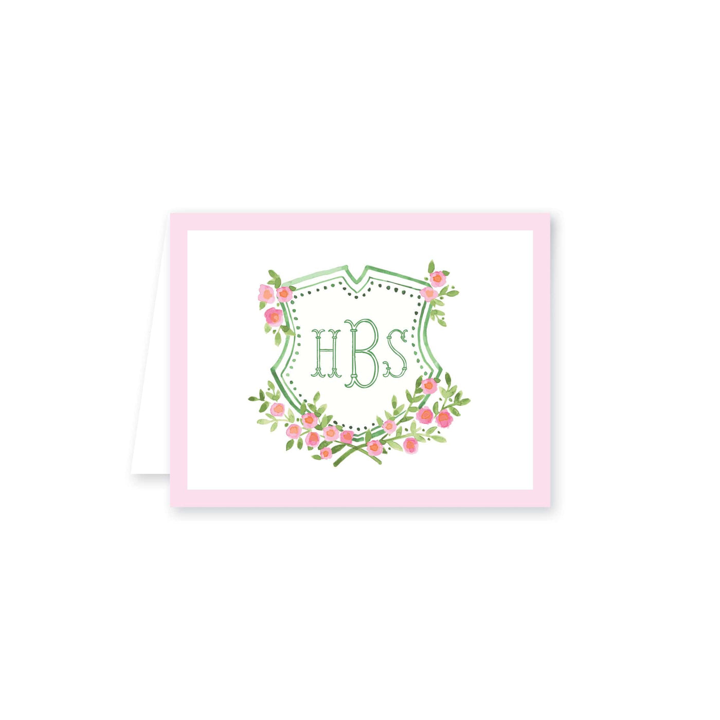 Crest 4 Camelia Folded Note Card