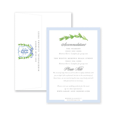 Crest 5 in Watercolor Save-the-Date