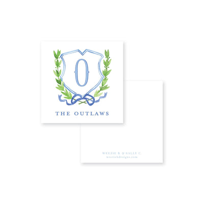 Crest 5 in Watercolor Calling Card