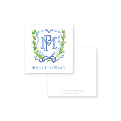 Crest 5 in Watercolor Calling Card