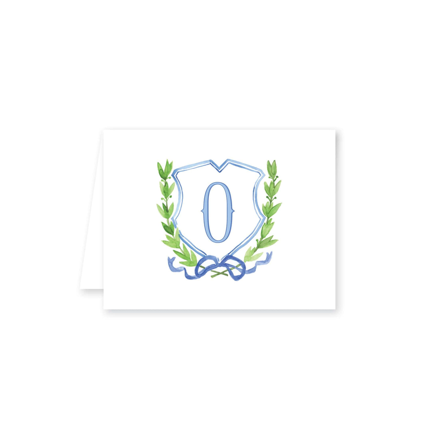 Crest 5 in Watercolor Folded Note Card
