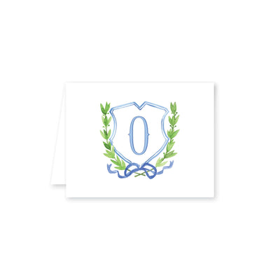 Crest 5 in Watercolor Folded Note Card