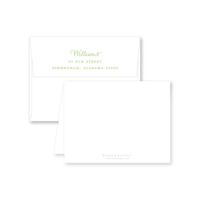 Watercolor Floral Cross Folded Note Card