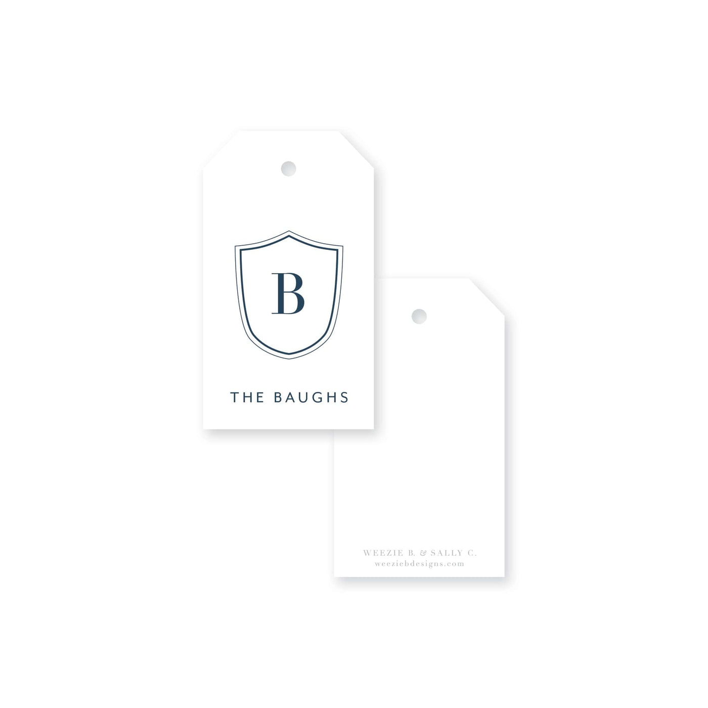 Dapper Crest Gift Tag