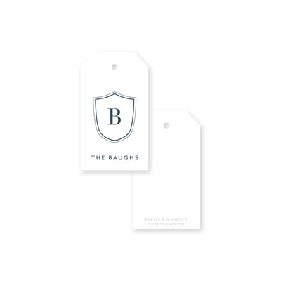Dapper Crest Gift Tag