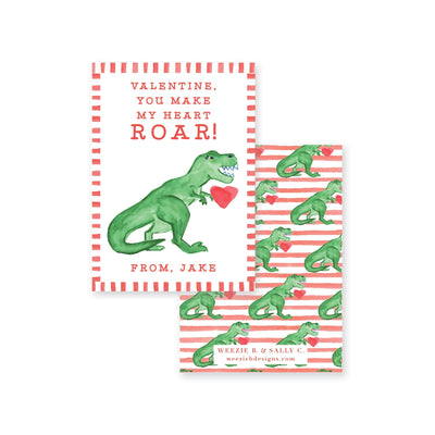 Dinosaur Roar Valentine