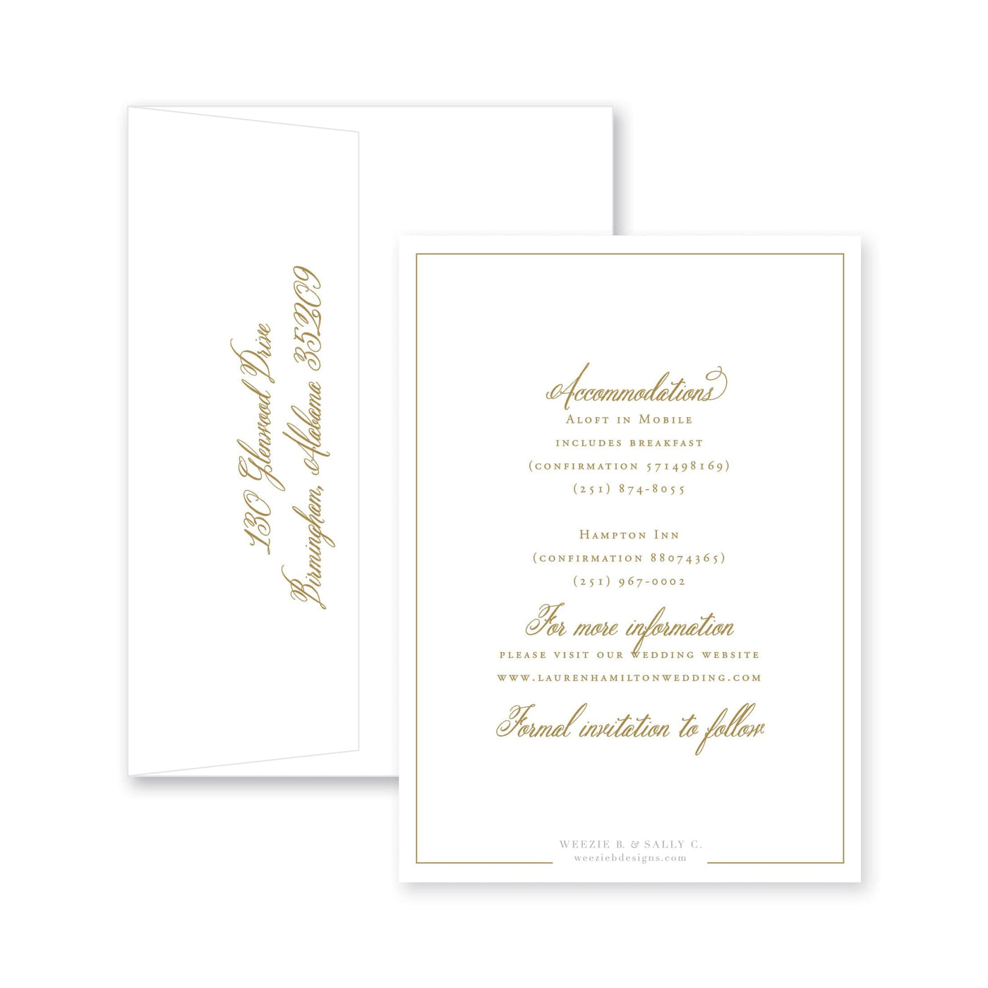 Elegant Home Save-the-Date