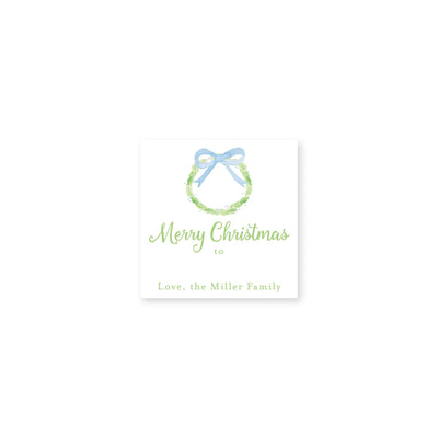Evergreen Bough Christmas Stickers