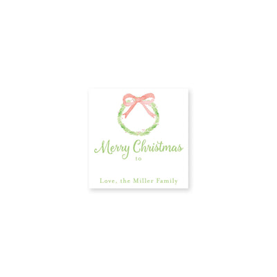 Evergreen Bough Christmas Stickers