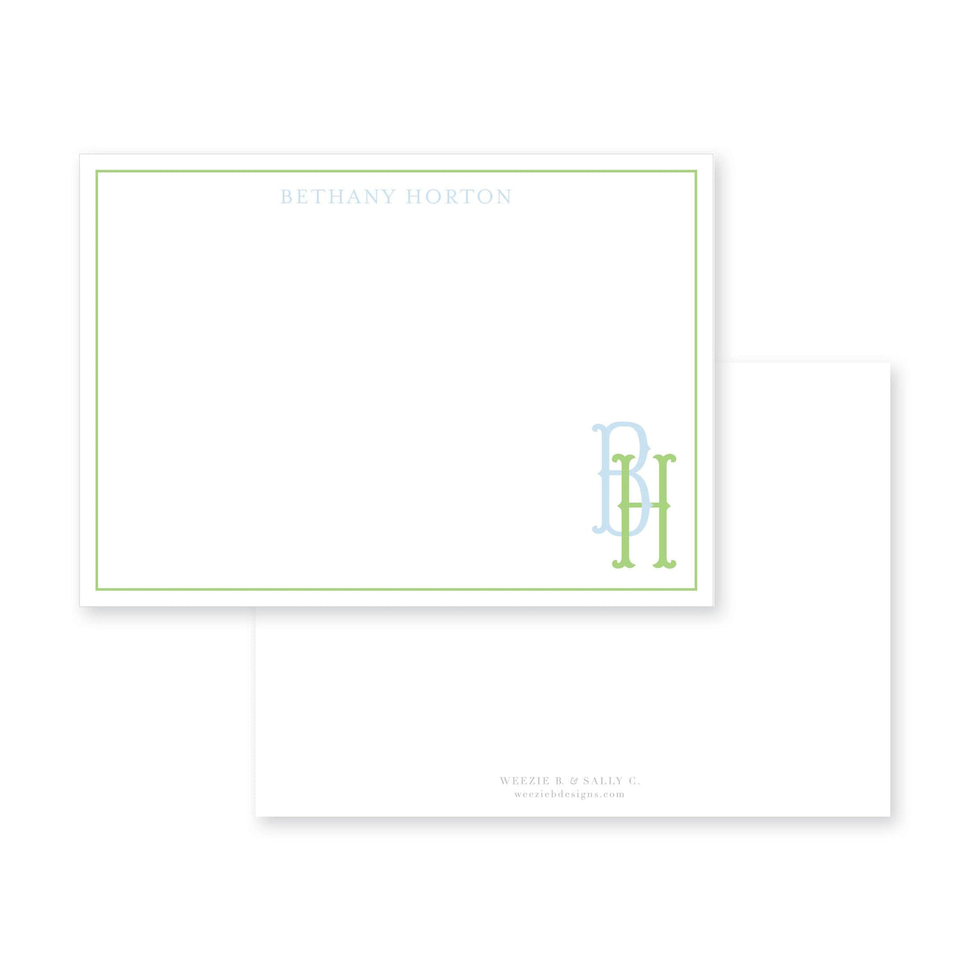 Fab Fishtail Flat Note Card