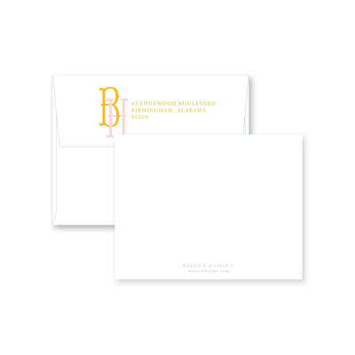 Fab Fishtail Flat Note Card