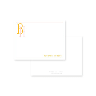 Fab Fishtail Flat Note Card