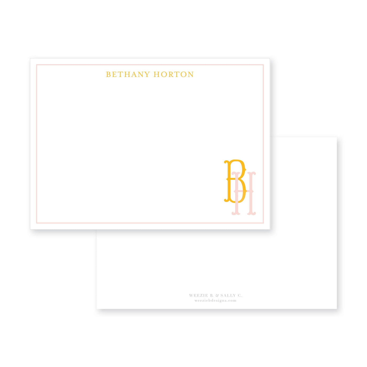 Fab Fishtail Flat Note Card