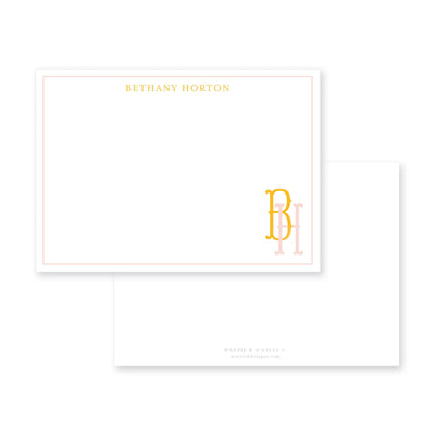 Fab Fishtail Flat Note Card