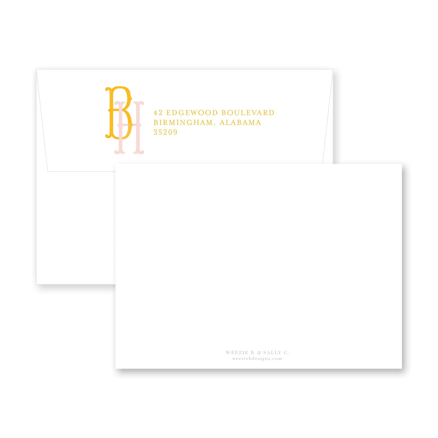Fab Fishtail Flat Note Card