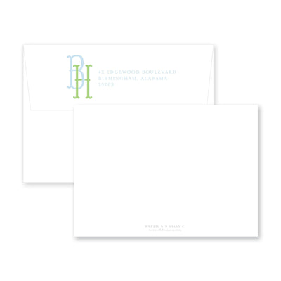 Fab Fishtail Flat Note Card