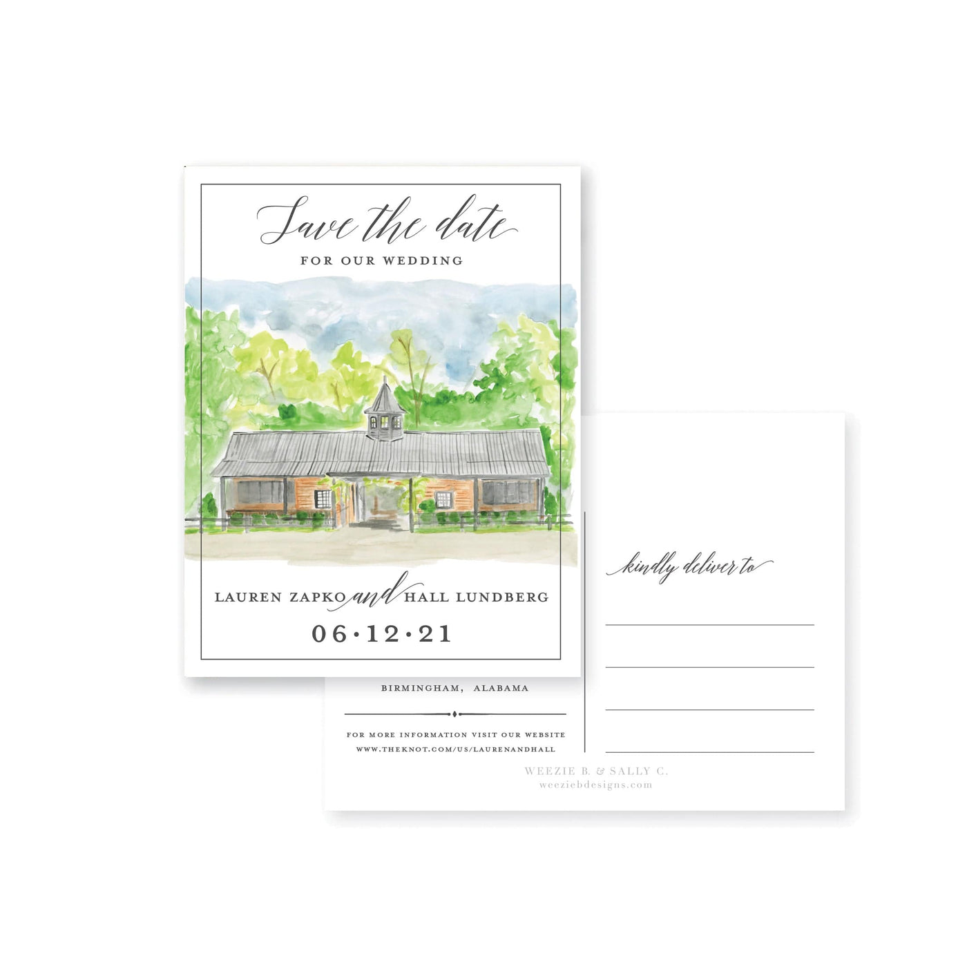 Farm Modern Save-the-Date Postcard