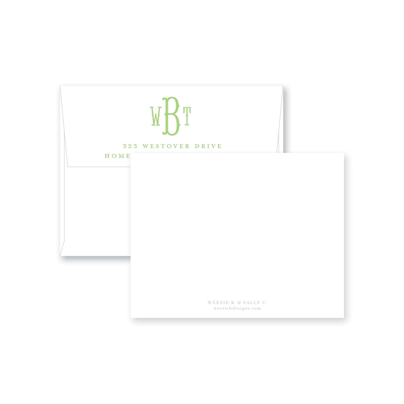 Fishtail Flat Note Card