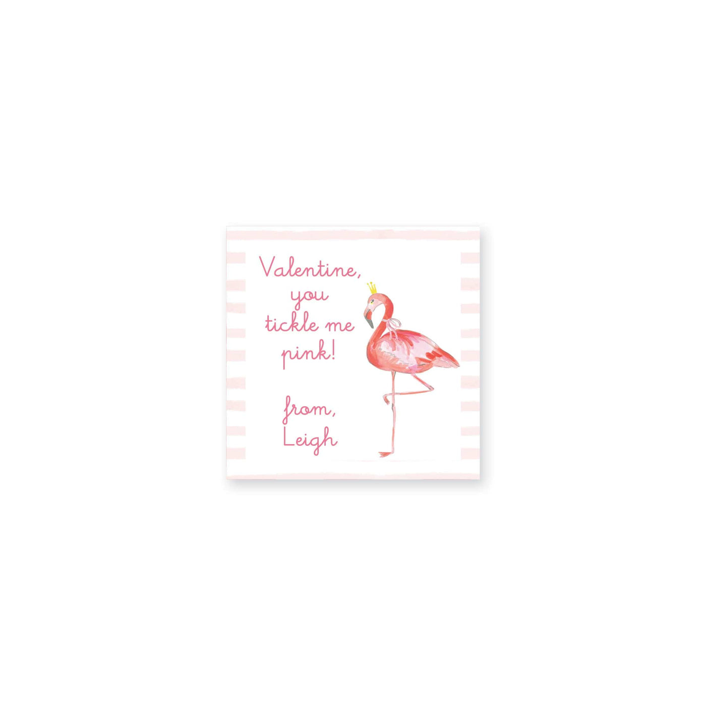 Pink Flamingo Valentines