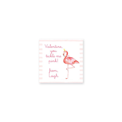 Pink Flamingo Valentines