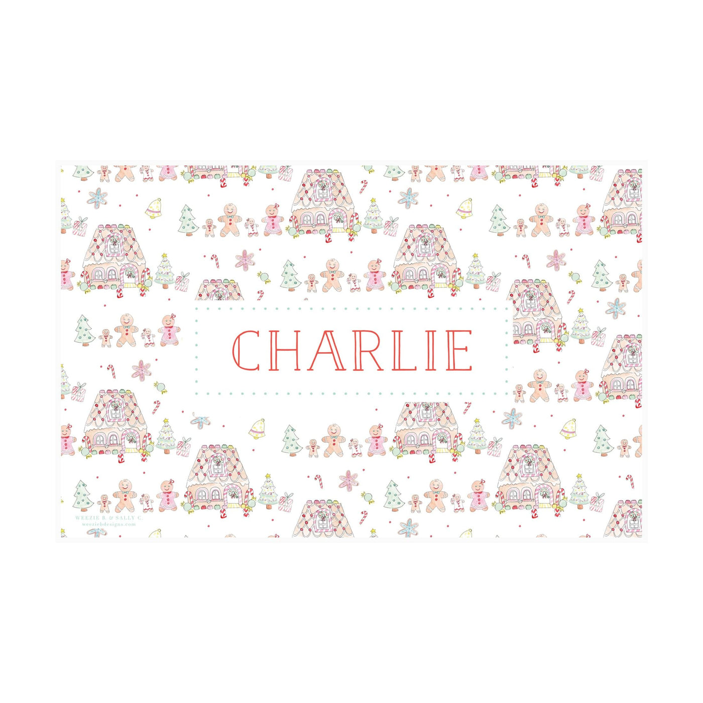 Gingerbread Family Placemat