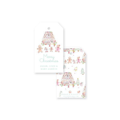Gingerbread Family Christmas Tag