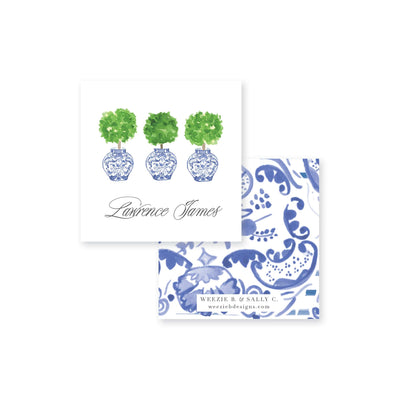 Ginger Jar Topiary Calling Card