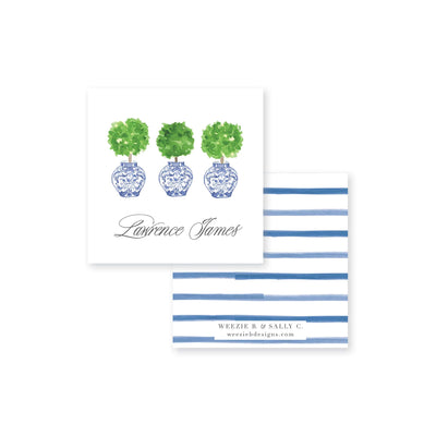 Ginger Jar Topiary Calling Card