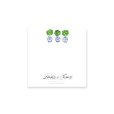 Ginger Jar Topiary Notepad