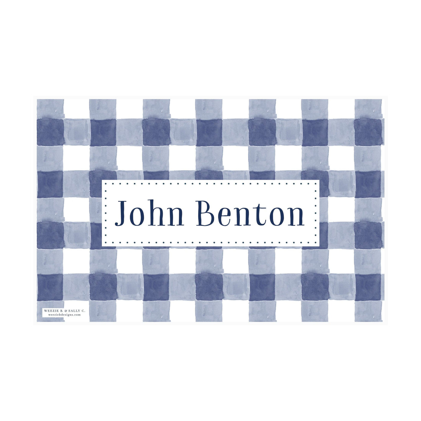 Gingham Stripes Placemat