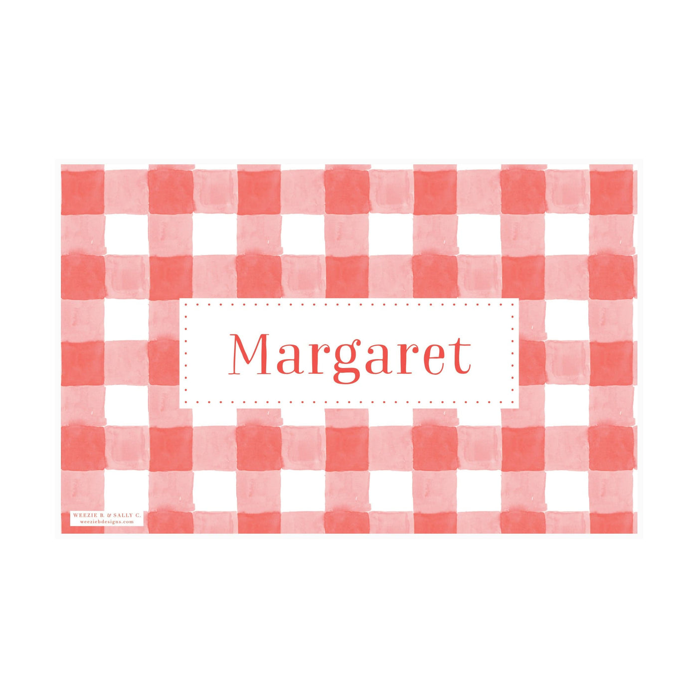 Gingham Stripes Placemat