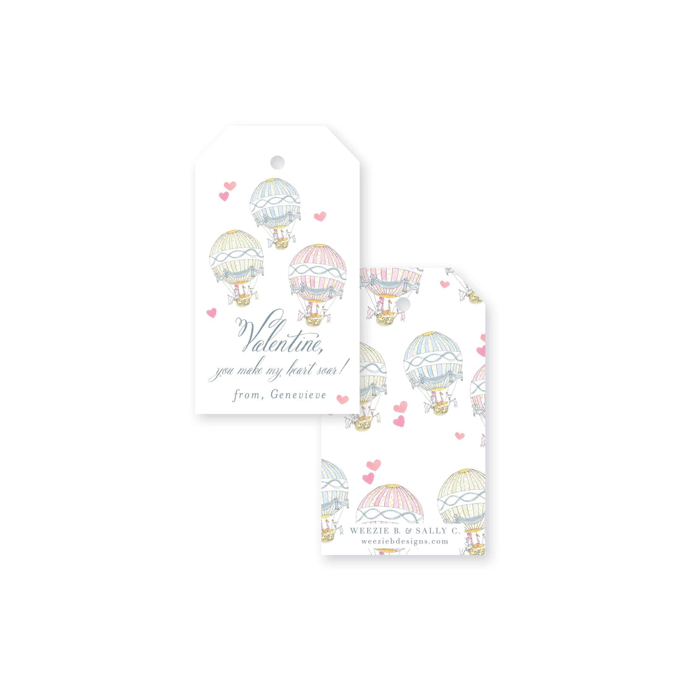 Hot Air Balloon Valentines