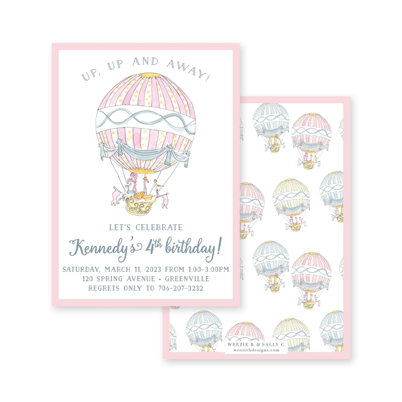 Hot Air Balloon Birthday