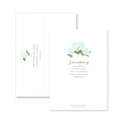 Watercolor Hydrangea Bridal Shower